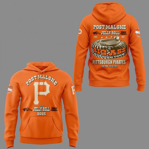 Pittsburgh Pirates X Post Malone With Jelly Roll “Big Ass Tour” Special Hoodie