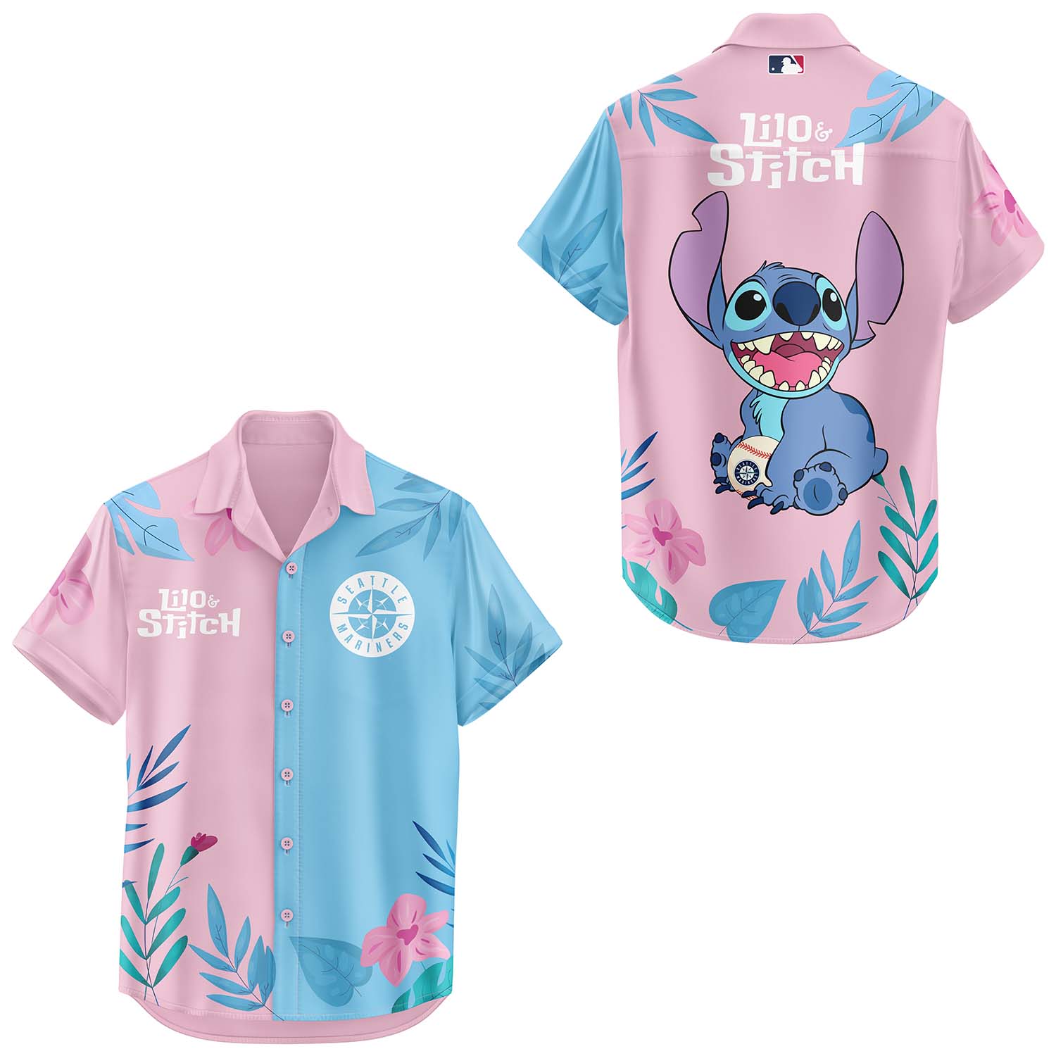 Seattle Mariners x Lilo & Stitch Night Limited Edition Hawaiian Shirt Seattle Mariners x Lilo & Stitch Night Limited Edition Hawaiian Shirt