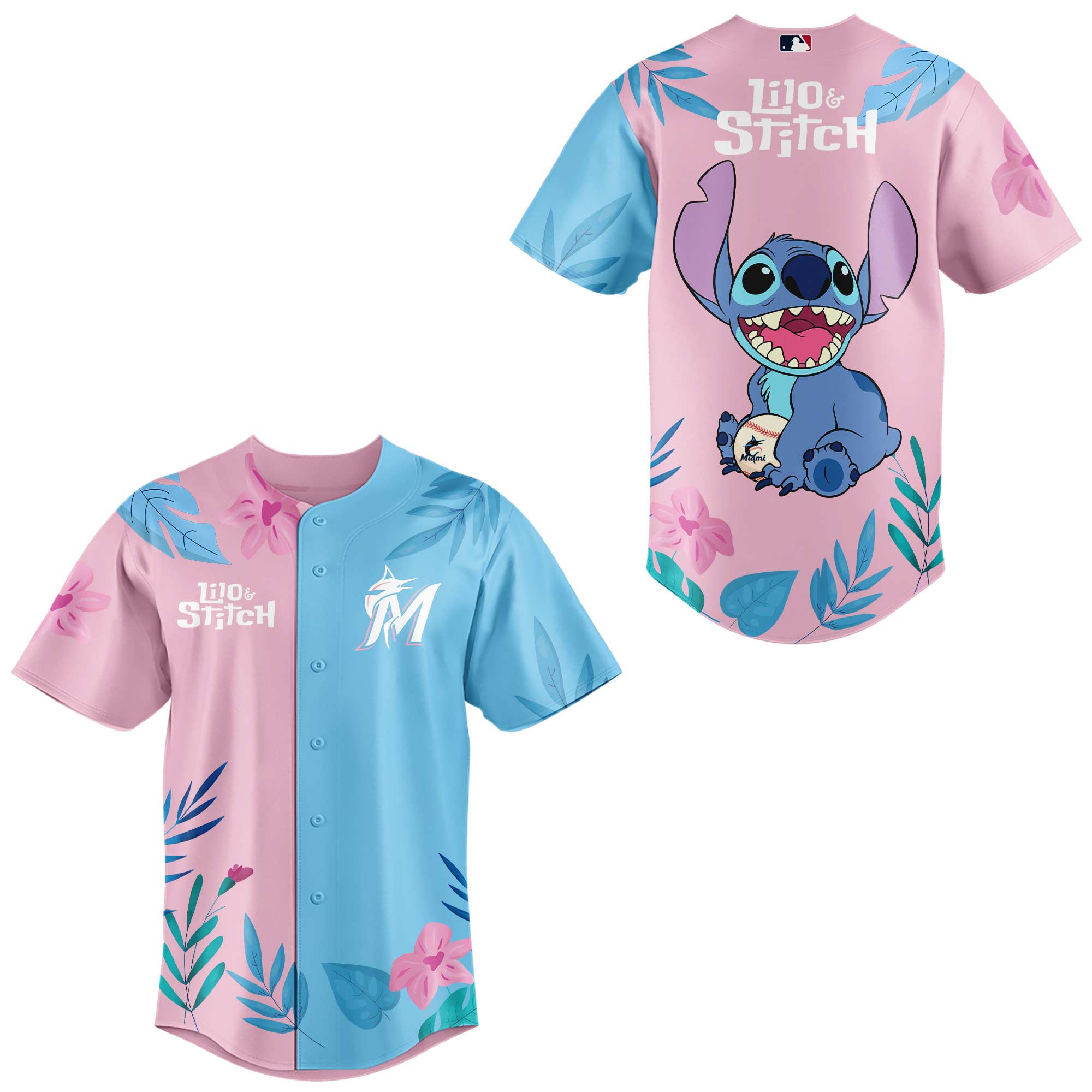 Miami Marlins x Lilo & Stitch Night Limited Edition Jersey Miami Marlins x Lilo & Stitch Night Limited Edition Jersey