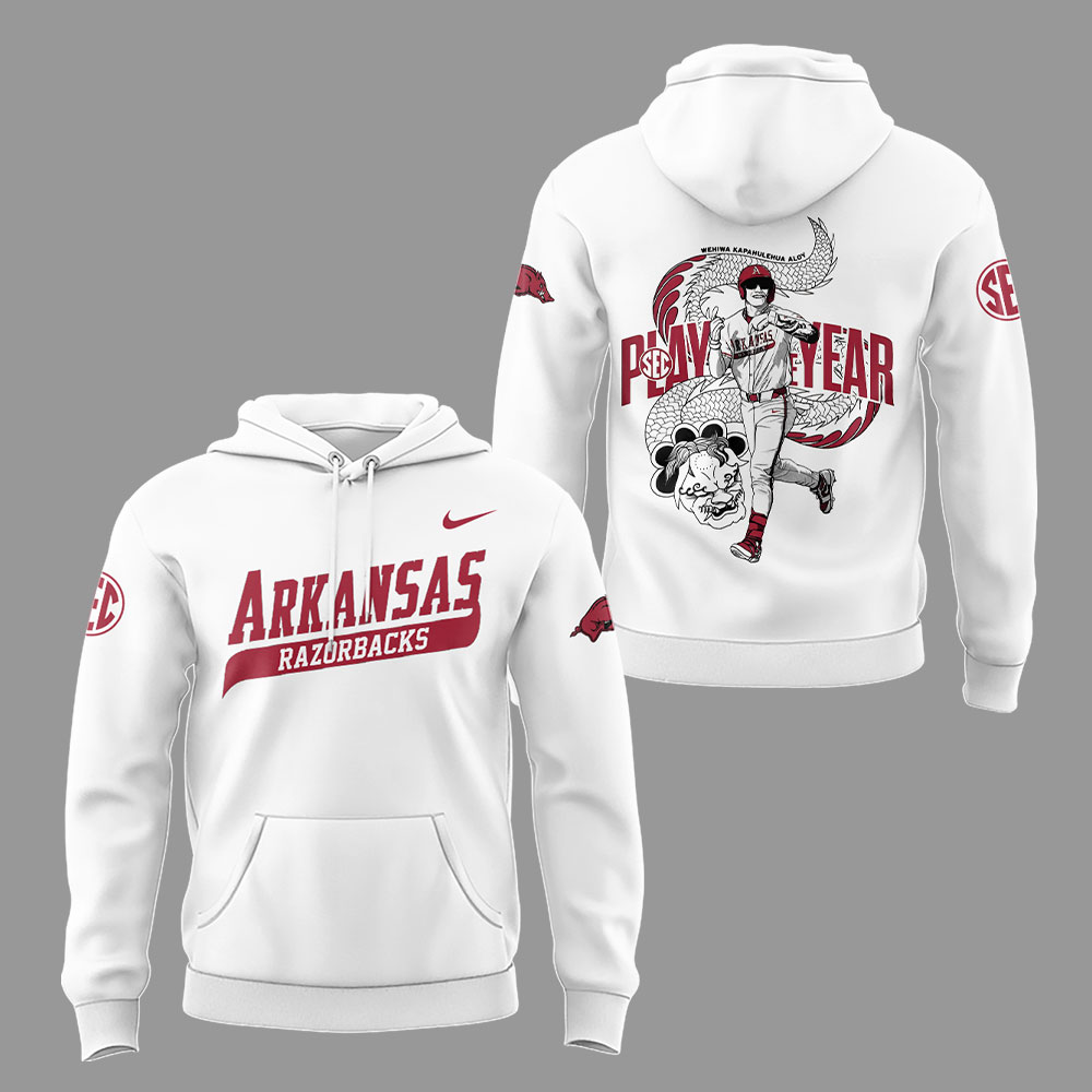 Arkansas Razorback x Wehiwa Aloy. SEC Player of the Year Hoodie Arkansas Razorback x Wehiwa Aloy. SEC Player of the Year Hoodie