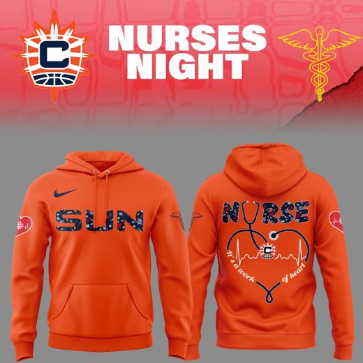 Connecticut Sun X Nurses Night Special Orange Hoodie