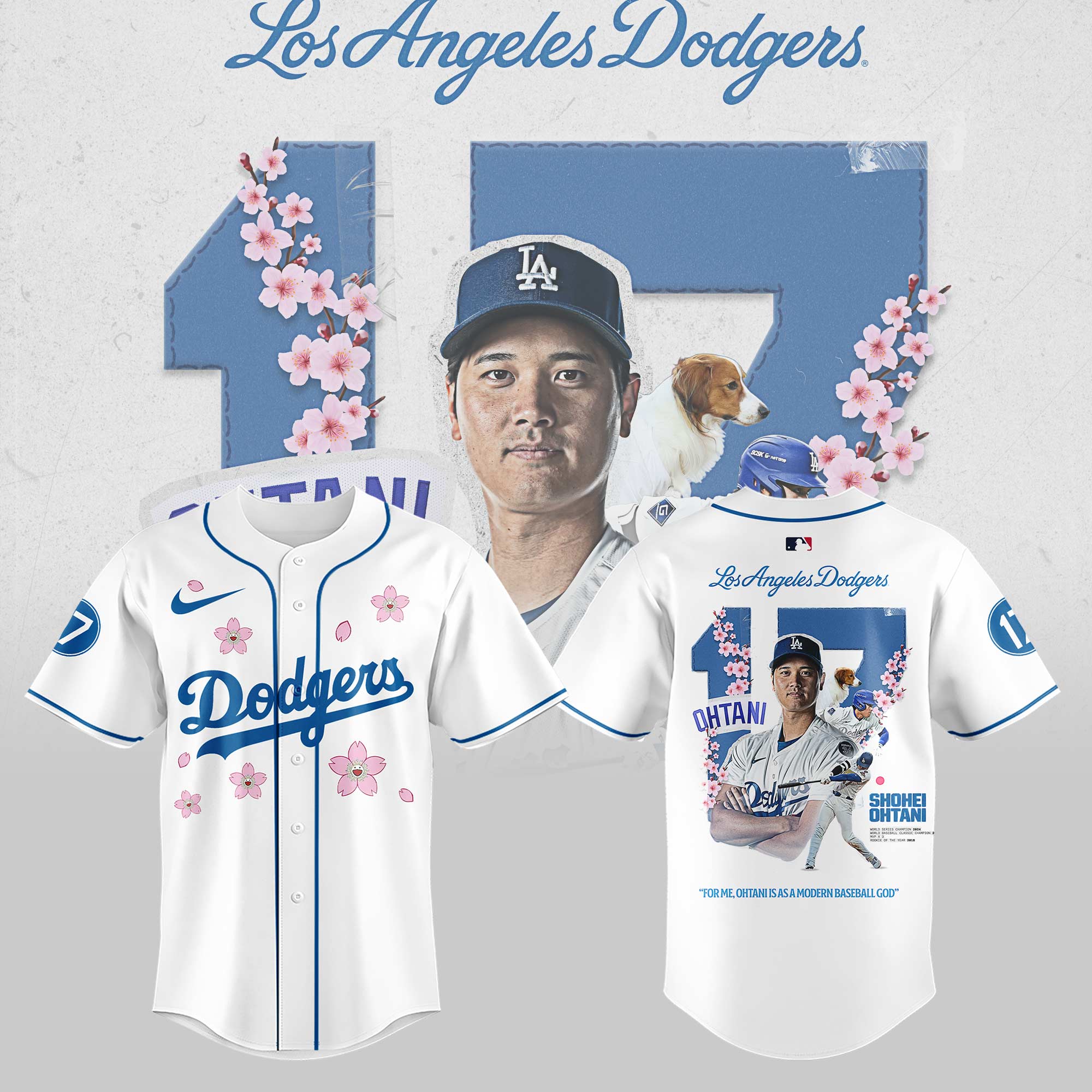 Shohei Ohtani x Los Angeles Dodgers Jersey Shohei Ohtani x Los Angeles Dodgers Jersey