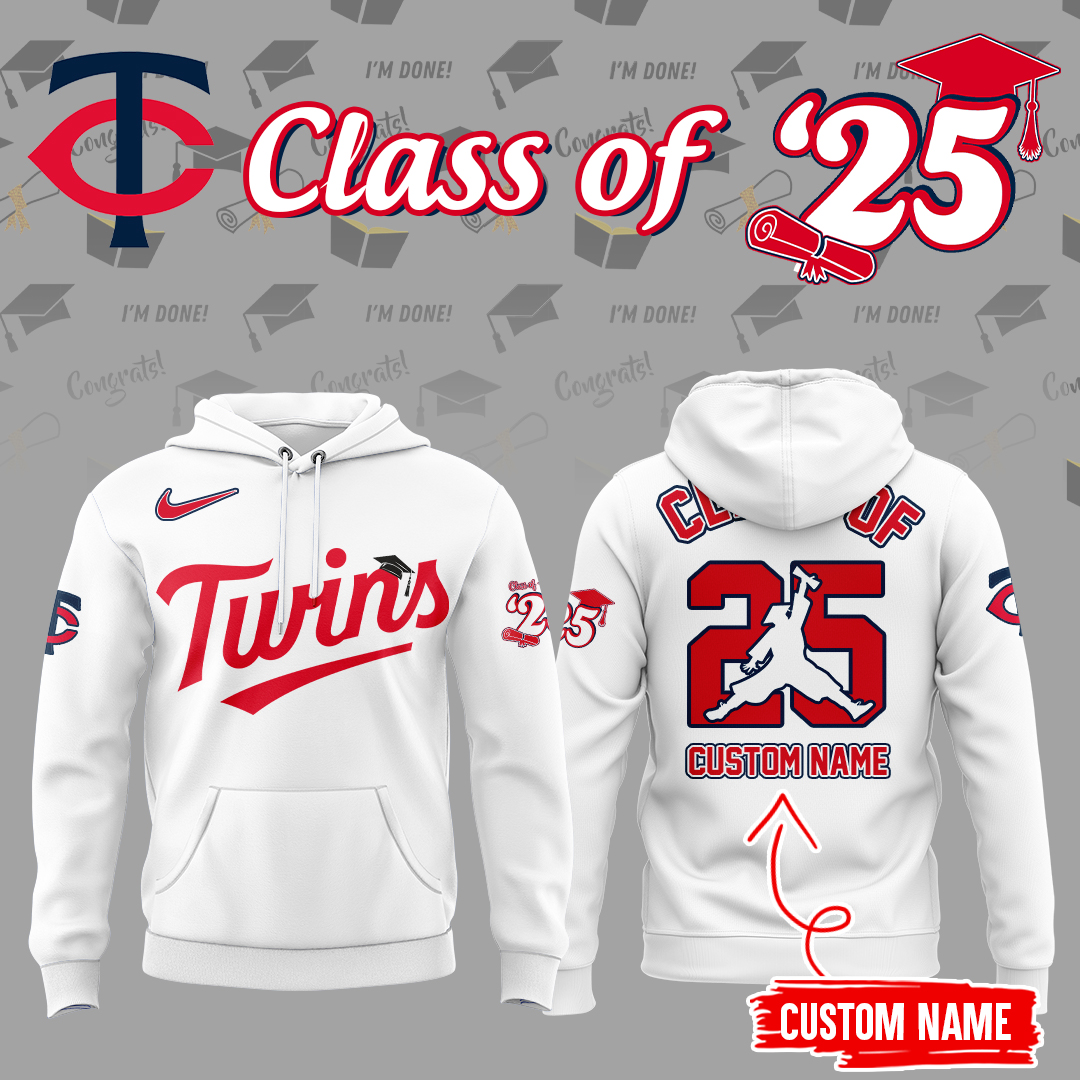 Class Of 2025 Minnesota Twins Hoodie Class Of 2025 Minnesota Twins Hoodie