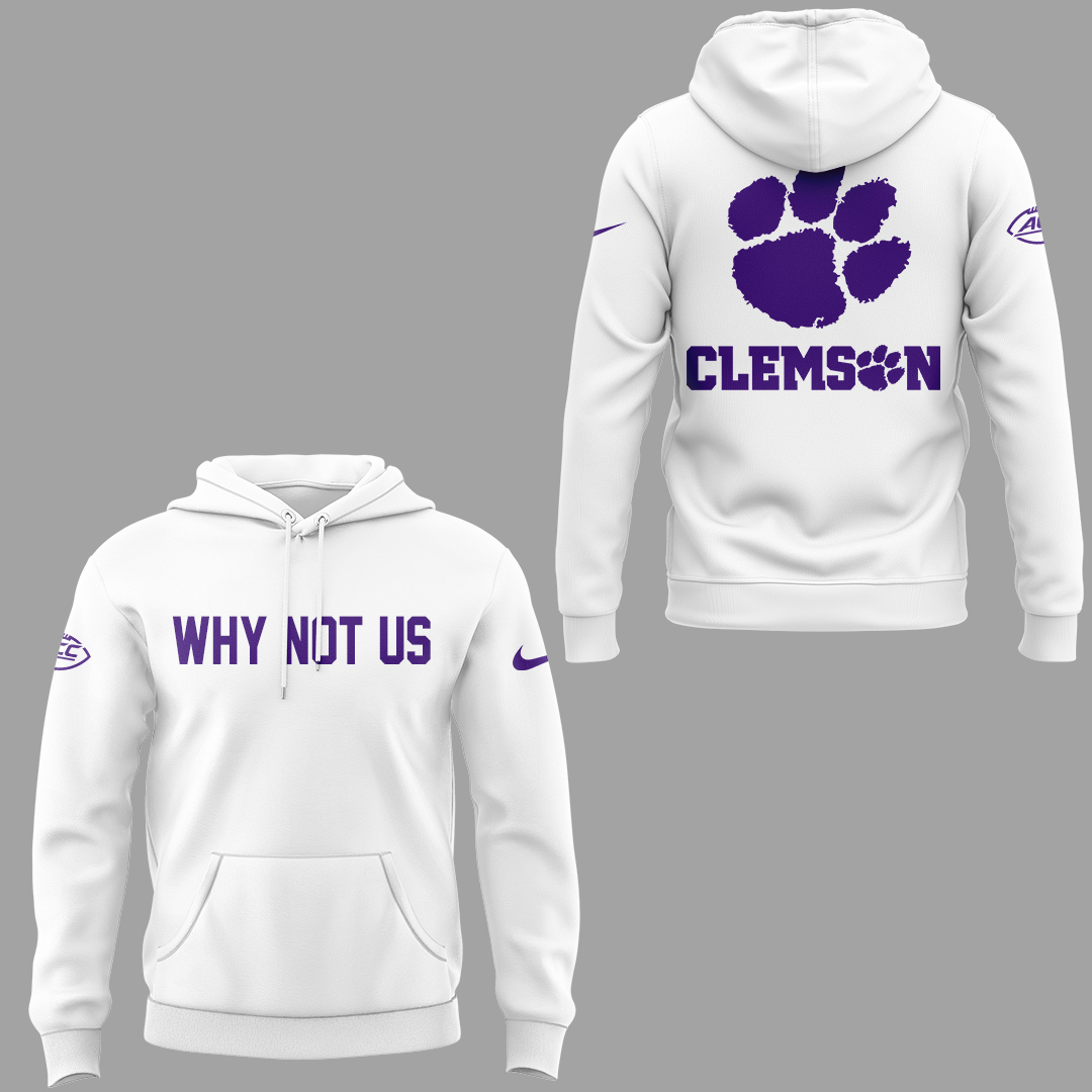 Clemson Tiger Softball "Why Not Us" 2025 Limited Hoodie Set Clemson Tiger Softball "Why Not Us" 2025 Limited Hoodie Set