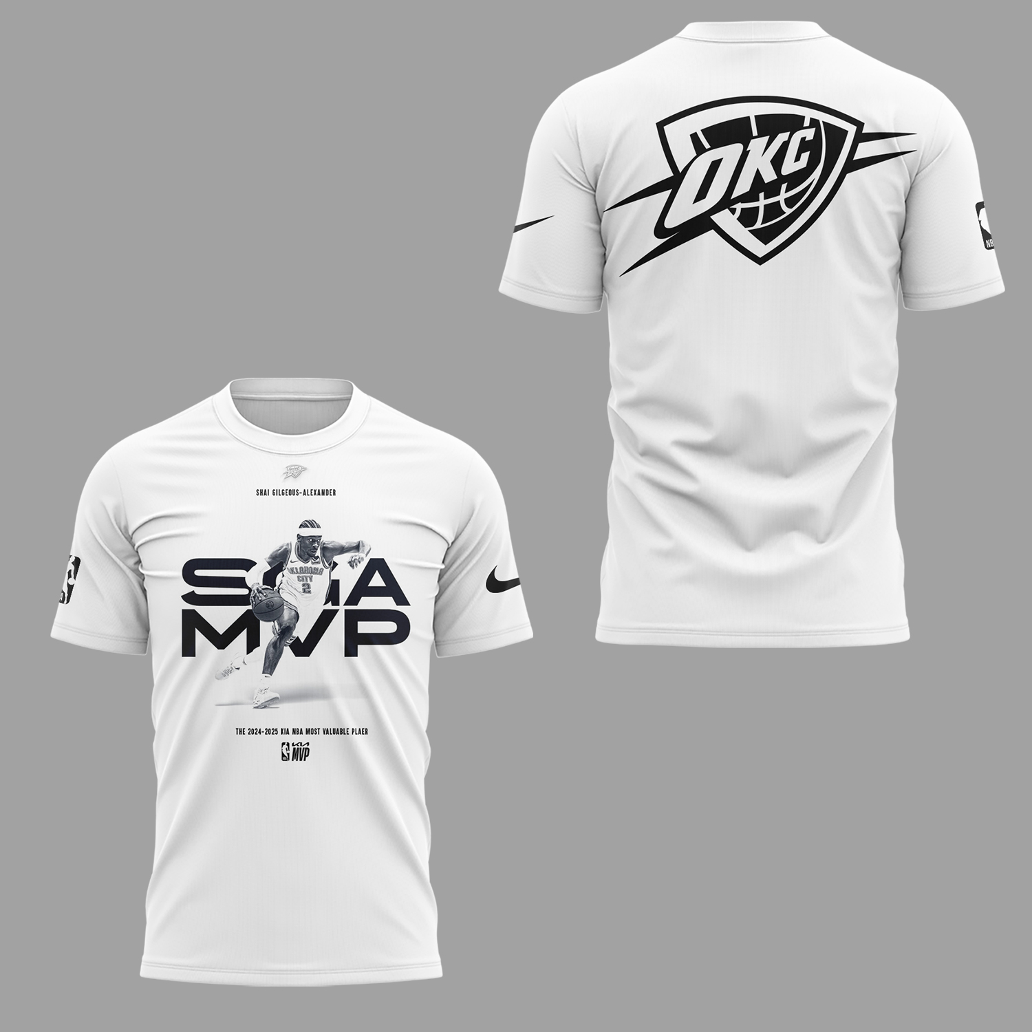 OKC x The Mvp NBA 2024-2025 Limited Edition T-shirt OKC x The Mvp NBA 2024-2025 Limited Edition T-shirt