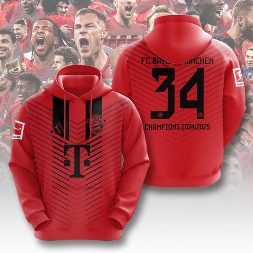Bayern Munich Champions Bundesliga 2025 Special Hoodie