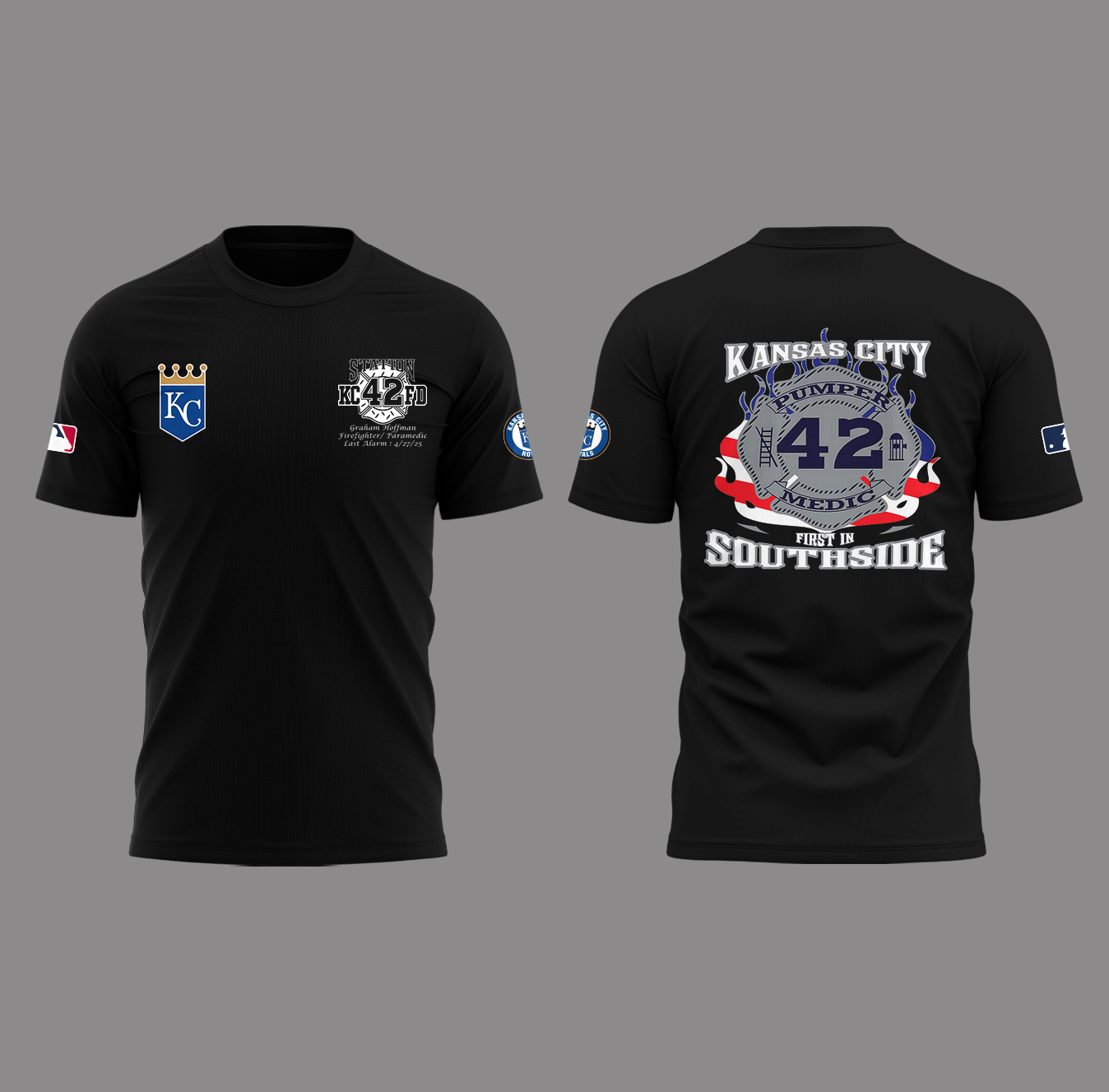 Kansas City Royals x Graham Hoffman and KCFD Limited Edition Shirt Kansas City Royals x Graham Hoffman and KCFD Limited Edition Shirt