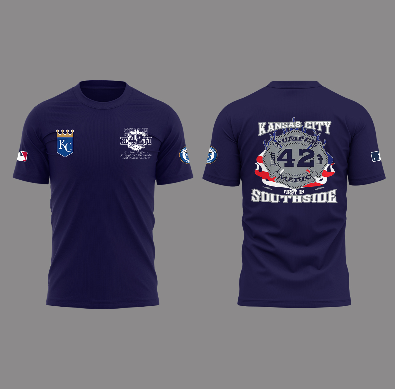 Kansas City Royals x Graham Hoffman and KCFD Limited Edition Shirt Kansas City Royals x Graham Hoffman and KCFD Limited Edition Shirt