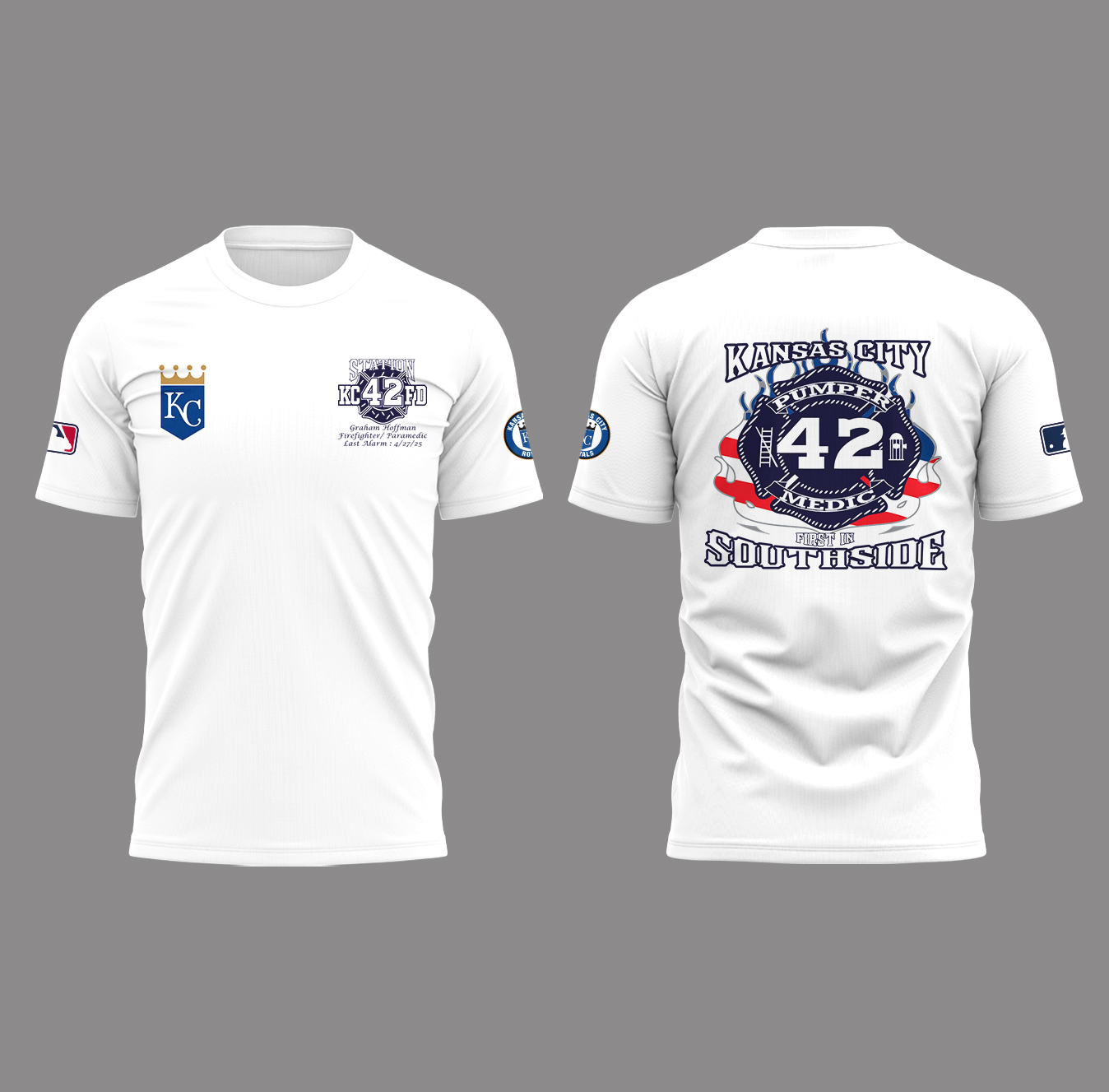 Kansas City Royals x Graham Hoffman and KCFD Limited Edition Shirt Kansas City Royals x Graham Hoffman and KCFD Limited Edition Shirt