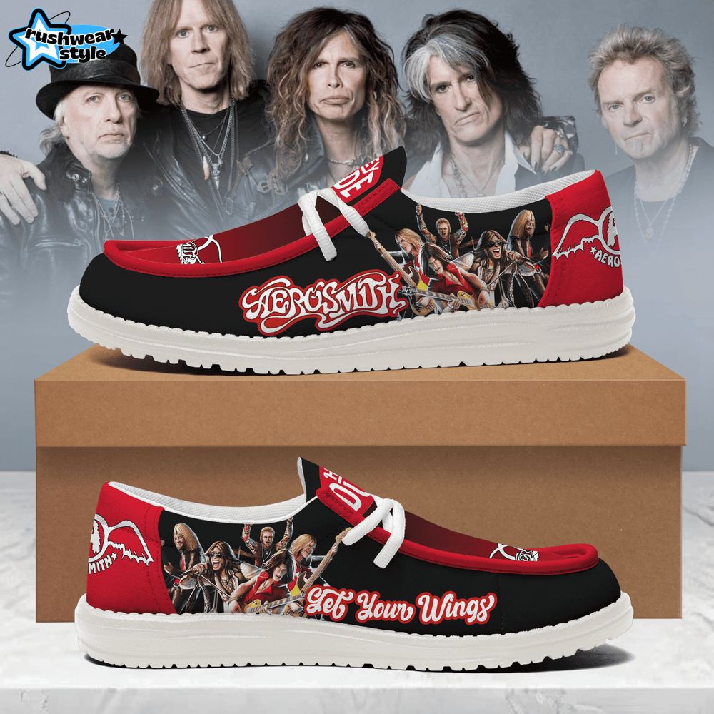 Aerosmith "Let Your Wings" 2025 Limited Edition Hey Dude Shoes Aerosmith "Let Your Wings" 2025 Limited Edition Hey Dude Shoes