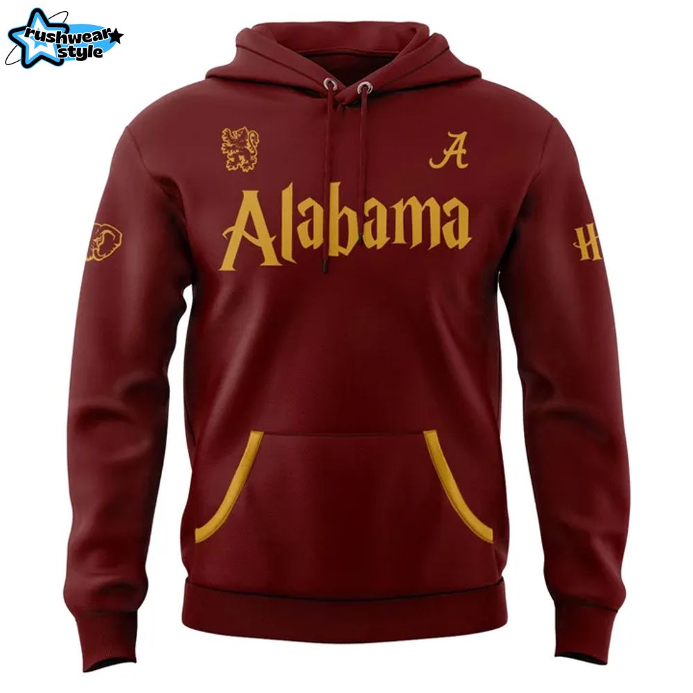 Alabama Crimson Tide Special 2025 Harry Potter Night Hoodie Alabama Crimson Tide Special 2025 Harry Potter Night Hoodie