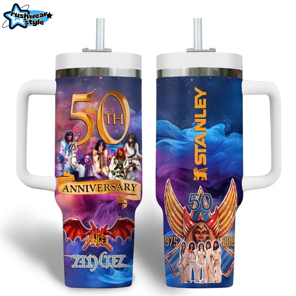 Angel Helluva Band 50th Anniversary Stanley Tumbler Angel Helluva Band 50th Anniversary Stanley Tumbler