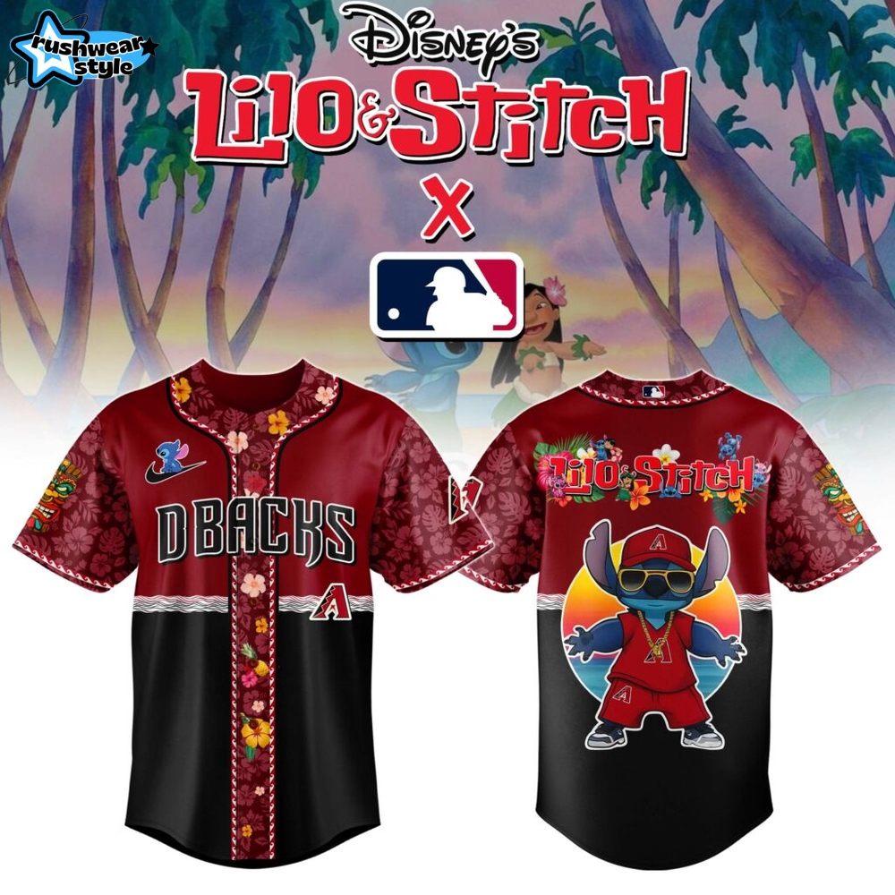 Arizona Diamondbacks MLB x Lilo & Stitch Jersey Arizona Diamondbacks MLB x Lilo & Stitch Jersey