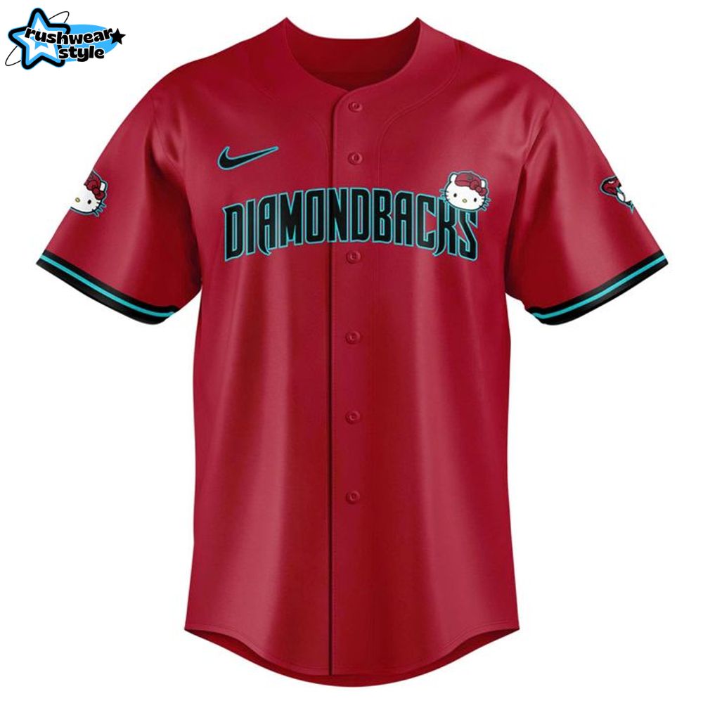 Arizona Diamondbacks Sweet Style Kitty Charm Baseball Jersey Arizona Diamondbacks Sweet Style Kitty Charm Baseball Jersey