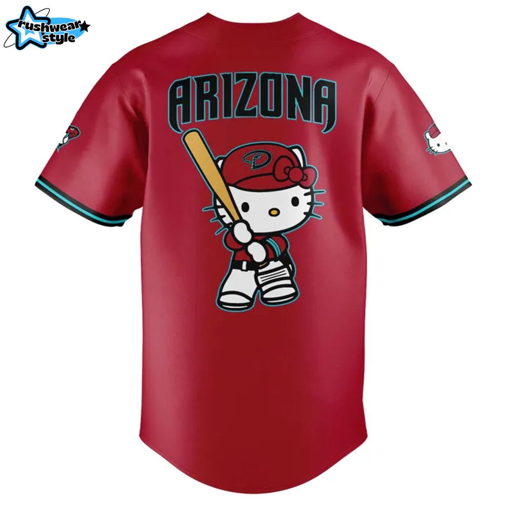 Arizona Diamondbacks Sweet Style Kitty Charm Baseball Jersey Arizona Diamondbacks Sweet Style Kitty Charm Baseball Jersey