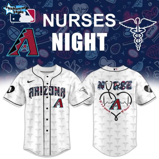 Arizona Diamondbacks x Nurses Night Special Baseball Jersey