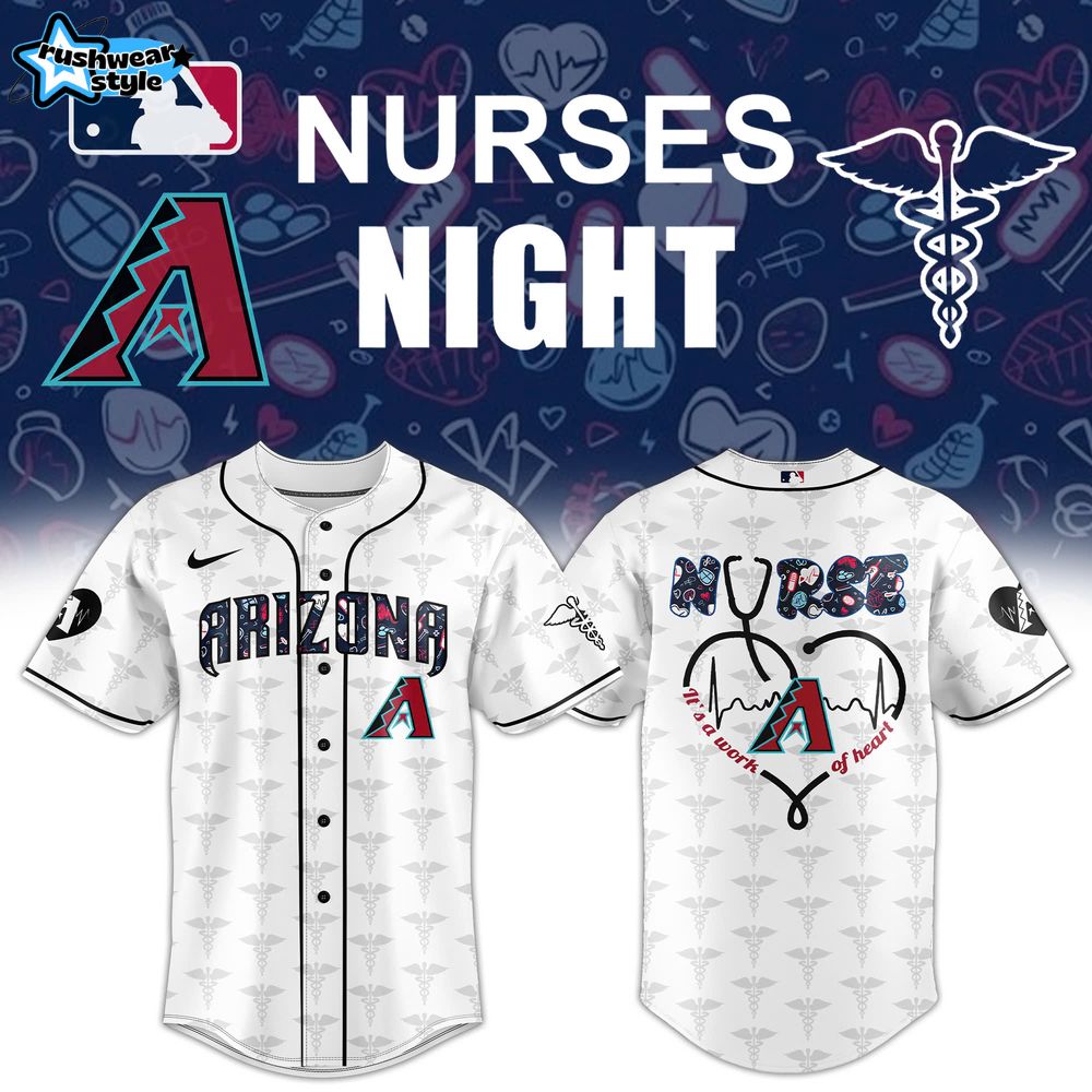 Arizona Diamondbacks x Nurses Night Special Baseball Jersey Arizona Diamondbacks x Nurses Night Special Baseball Jersey