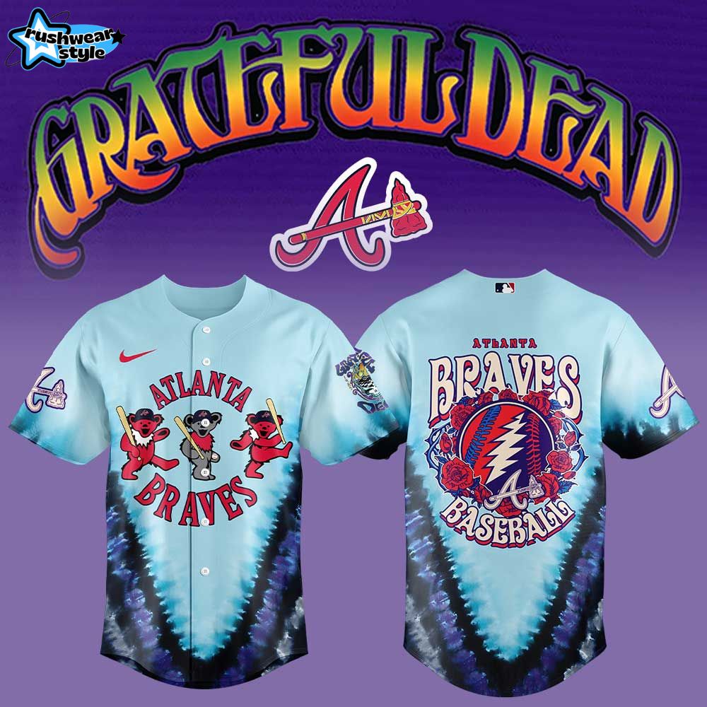 Atlanta Braves x Grateful Dead 60th Anniversary New Jersey Atlanta Braves x Grateful Dead 60th Anniversary New Jersey