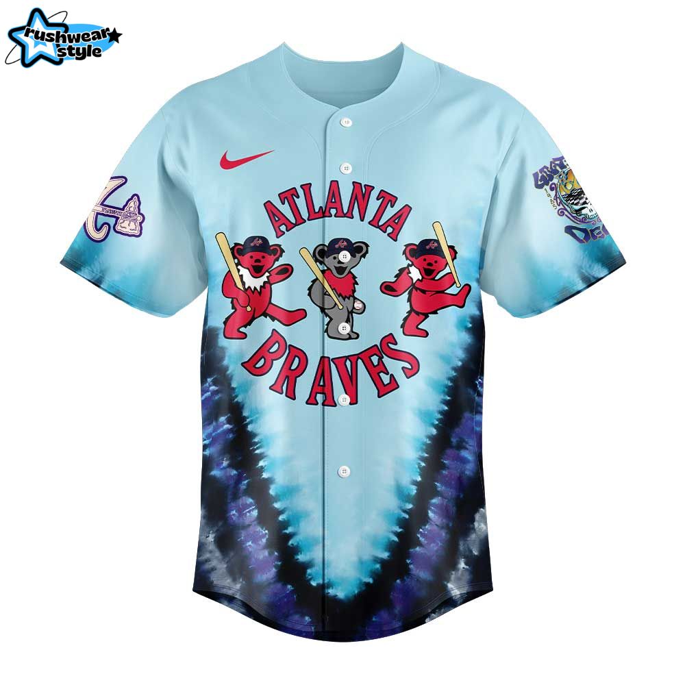 Atlanta Braves x Grateful Dead 60th Anniversary New Jersey Atlanta Braves x Grateful Dead 60th Anniversary New Jersey