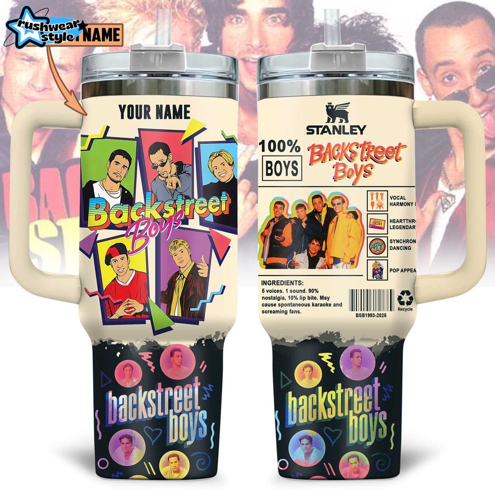 Backstreet Boys 2025 Gift For Fans Customized Stanley Tumbler Backstreet Boys 2025 Gift For Fans Customized Stanley Tumbler