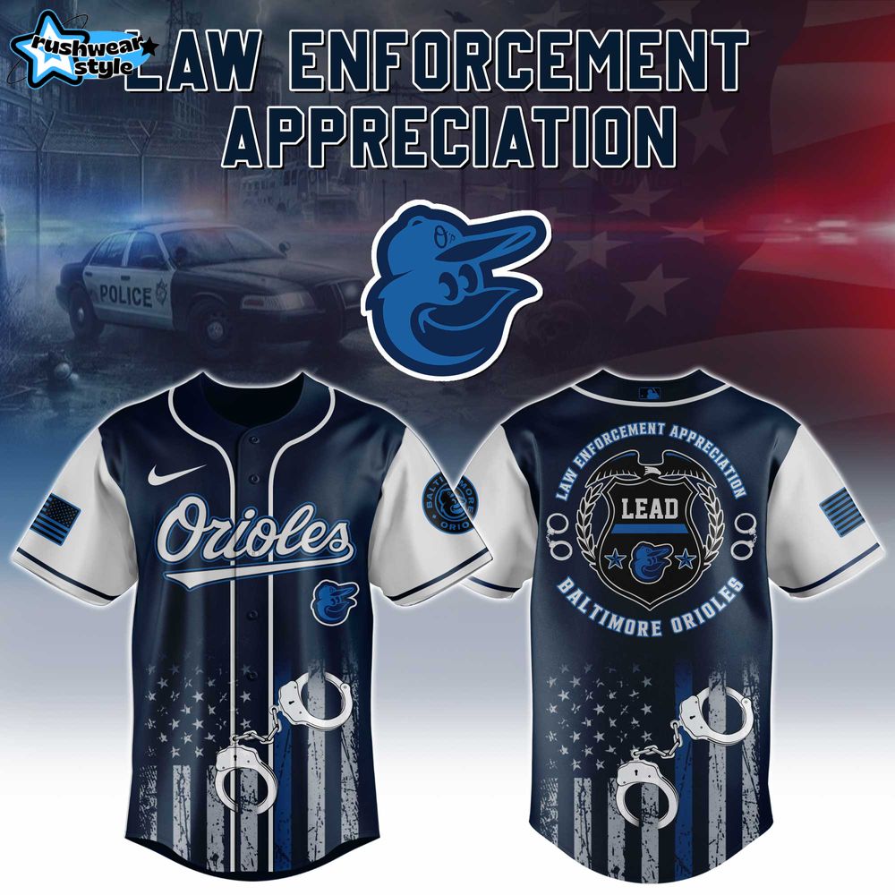 Baltimore Orioles MLB x Law Enforcement Appreciation 2025 Jersey Baltimore Orioles MLB x Law Enforcement Appreciation 2025 Jersey