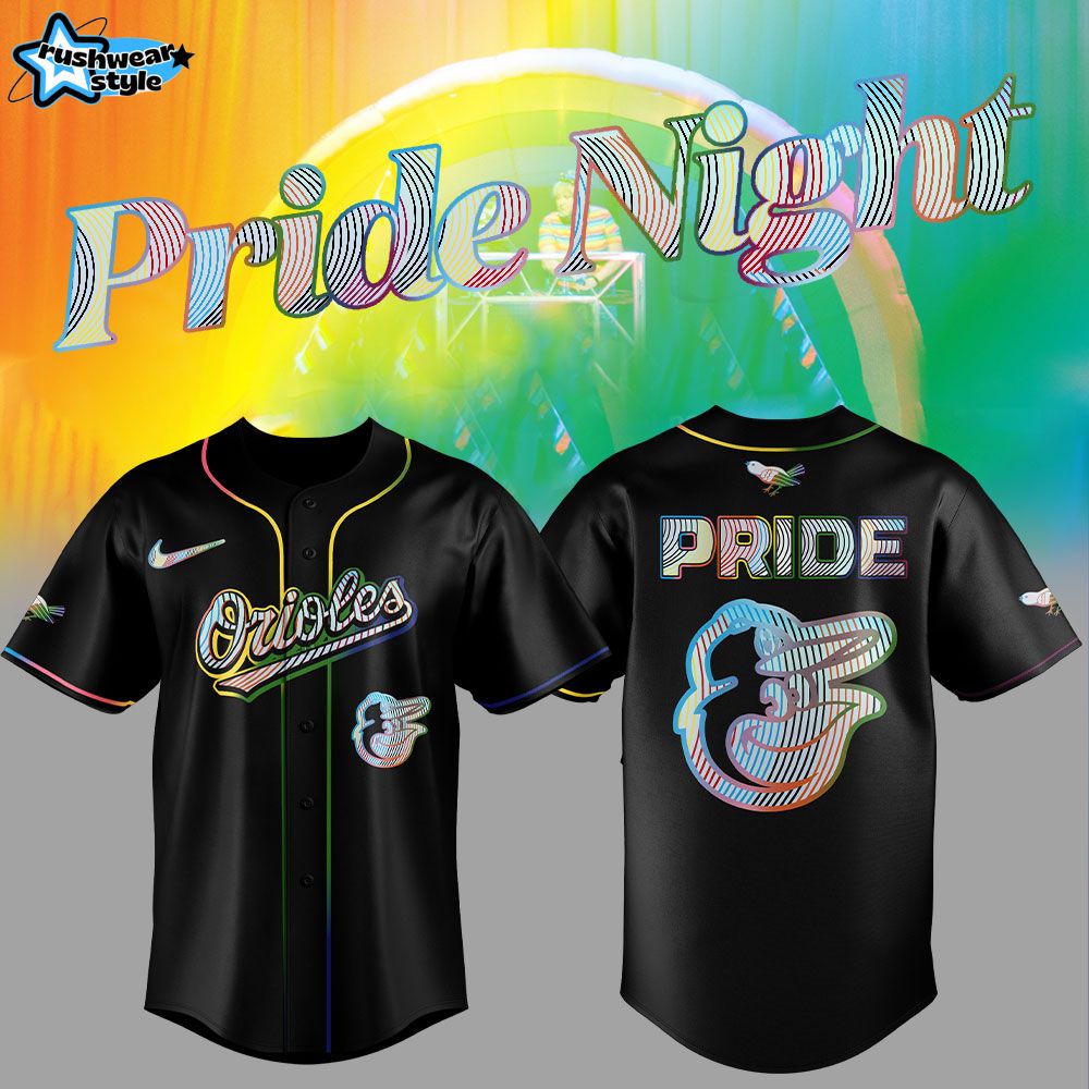 Baltimore Orioles Pride Night 2025 Special Black Baseball Jersey Baltimore Orioles Pride Night 2025 Special Black Baseball Jersey