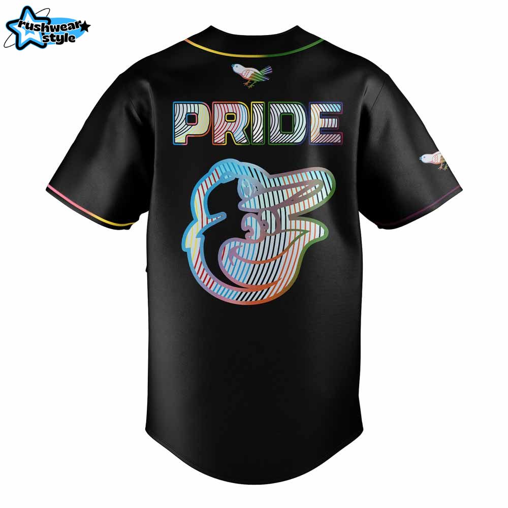 Baltimore Orioles Pride Night 2025 Special Black Baseball Jersey Baltimore Orioles Pride Night 2025 Special Black Baseball Jersey