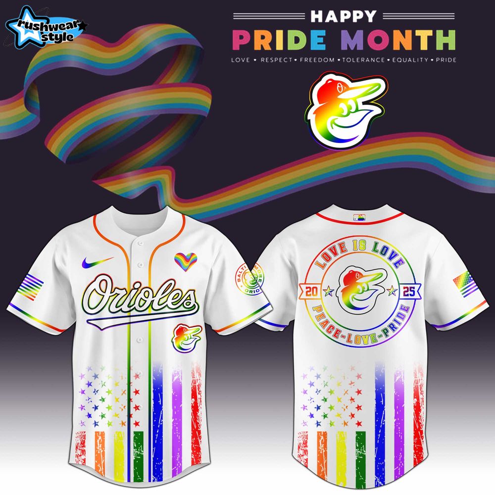 Baltimore Orioles X Happy Pride Month 2025 Limited Edition Jersey Baltimore Orioles X Happy Pride Month 2025 Limited Edition Jersey