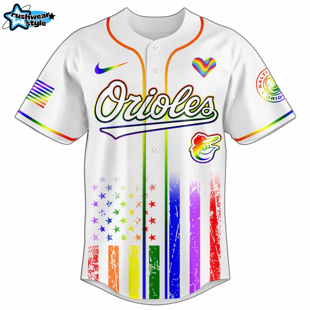 Baltimore Orioles X Happy Pride Month 2025 Limited Edition Jersey Baltimore Orioles X Happy Pride Month 2025 Limited Edition Jersey
