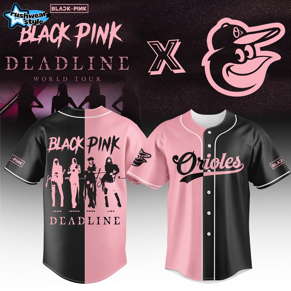 Baltimore Orioles x Blackpink Deadline World Tour Baseball Jersey 2025 Baltimore Orioles x Blackpink Deadline World Tour Baseball Jersey 2025