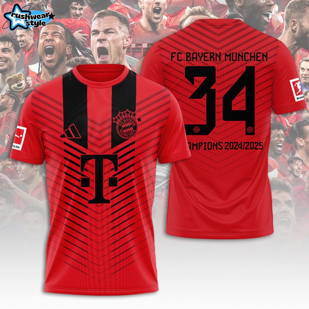 Bayern Munich Champions Bundesliga 2025 Special Shirt Bayern Munich Champions Bundesliga 2025 Special Shirt