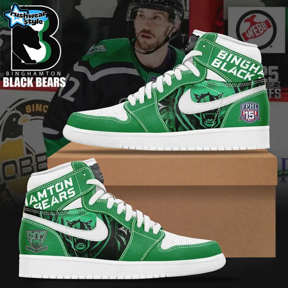 Binghamton Black Bears Special New 2025 Air Jordan 1 Sneaker Binghamton Black Bears Special New 2025 Air Jordan 1 Sneaker