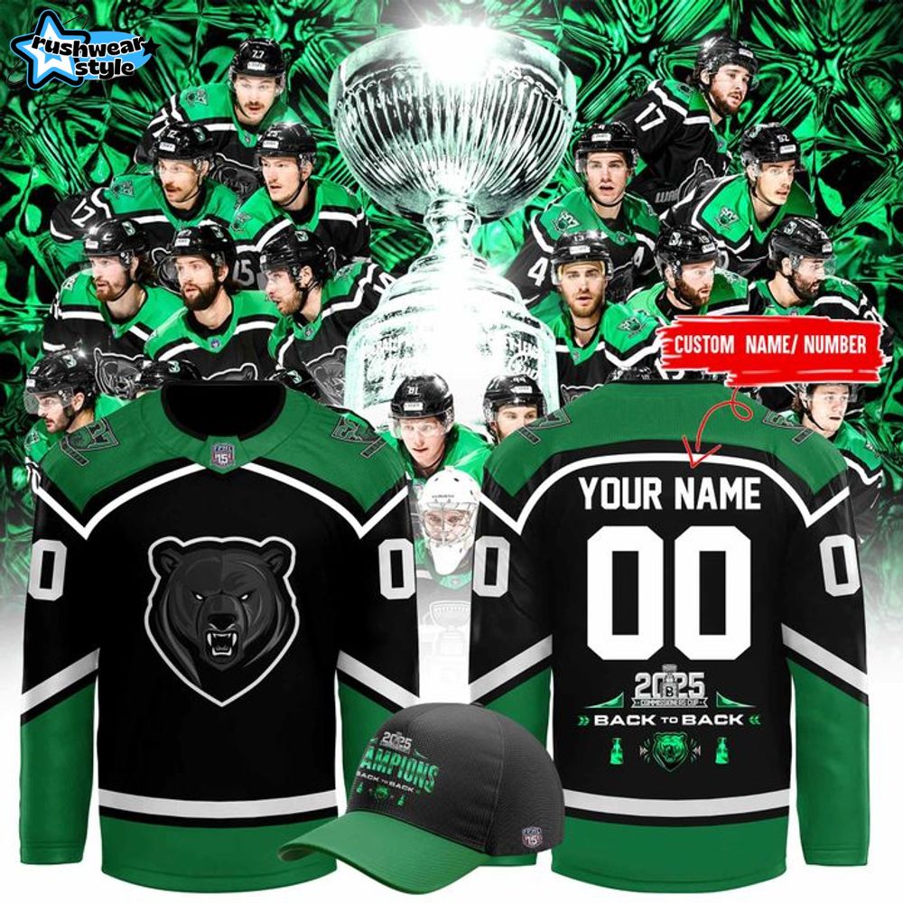 Binghamton Black Bears x Commissioner's Cup Champions Hockey Jersey Binghamton Black Bears x Commissioner's Cup Champions Hockey Jersey