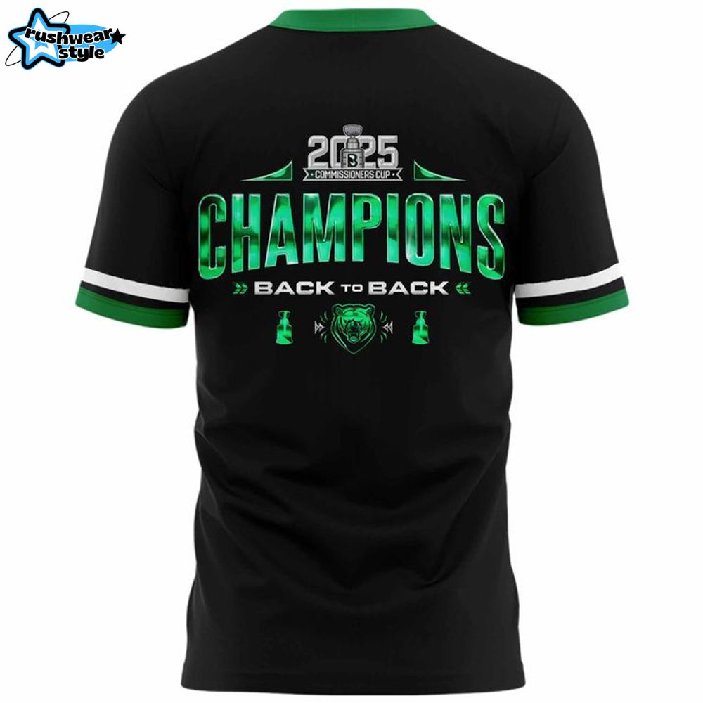 Binghamton Black Bears x Commissioner's Cup Champions Shirt 2025 Binghamton Black Bears x Commissioner's Cup Champions Shirt 2025
