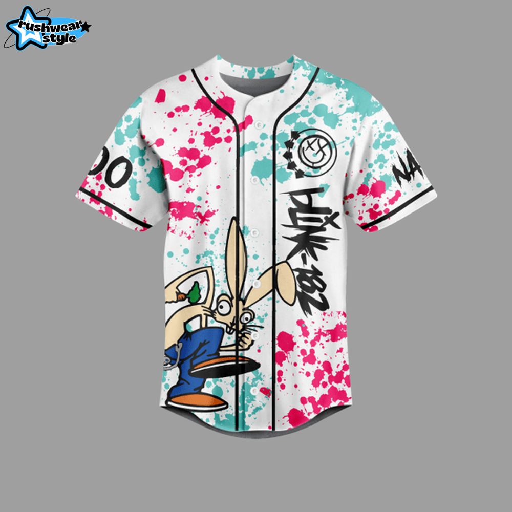Blink - 182 Custom Baseball Jersey Blink - 182 Custom Baseball Jersey