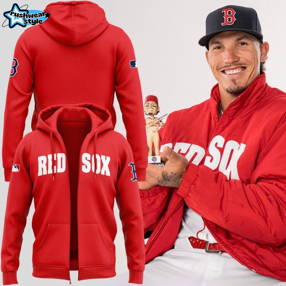 Boston Red Sox New 2025 Zip Hoodie Boston Red Sox New 2025 Zip Hoodie