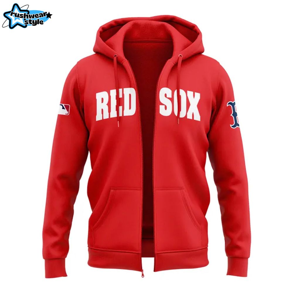 Boston Red Sox New 2025 Zip Hoodie Boston Red Sox New 2025 Zip Hoodie