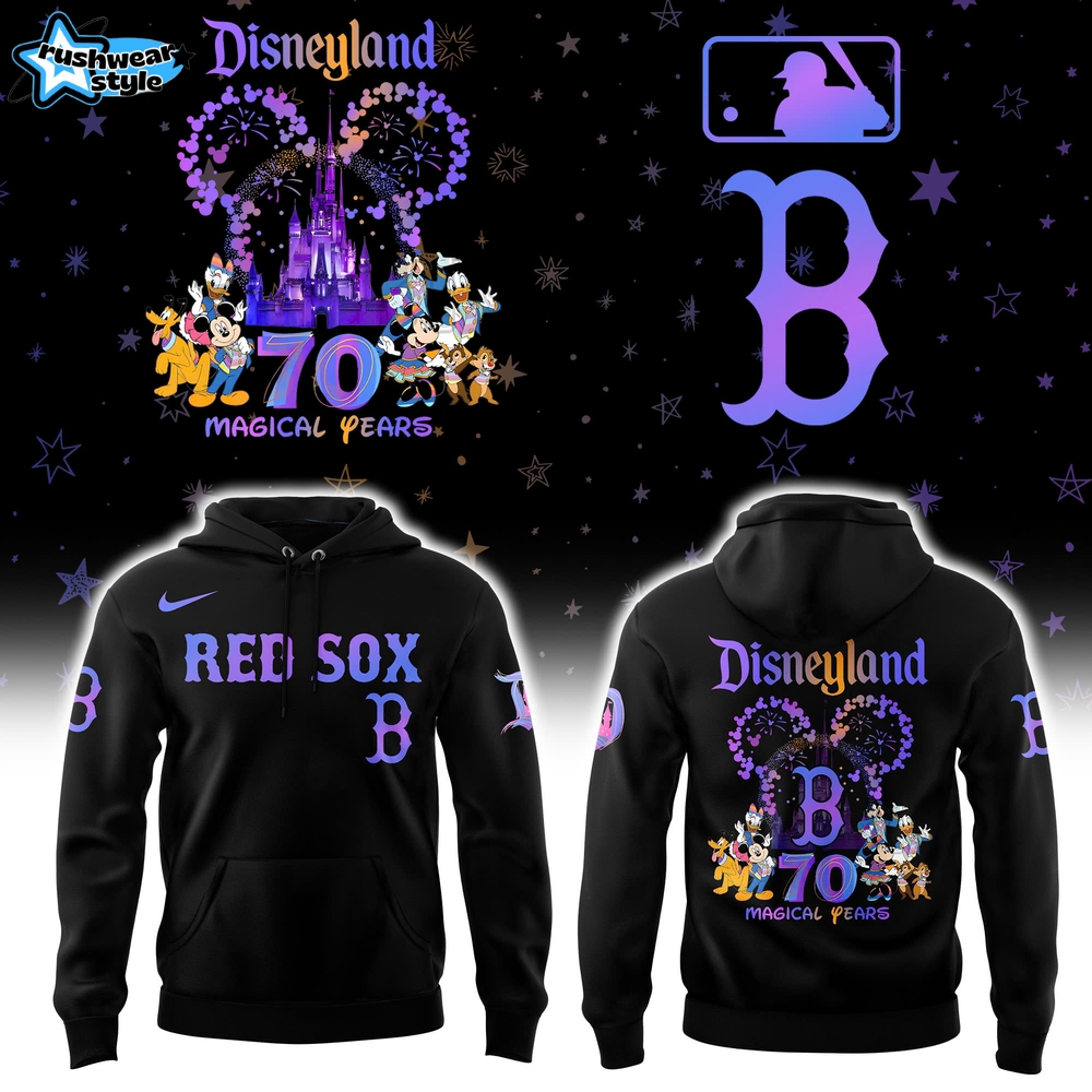Boston Red Sox x Disneyland 70th Baseball Hoodie Jogger Cap Boston Red Sox x Disneyland 70th Baseball Hoodie Jogger Cap