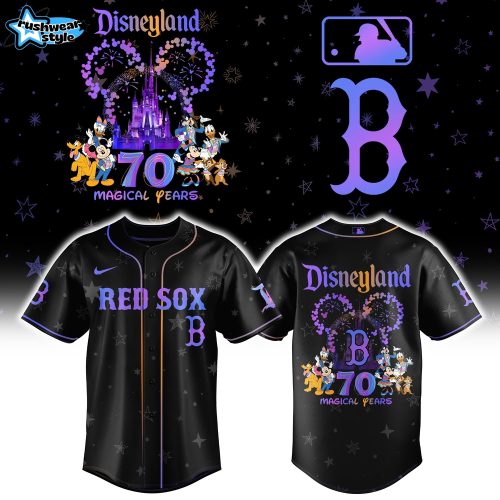 Boston Red Sox x Disneyland 70th Baseball Jersey Combo Boston Red Sox x Disneyland 70th Baseball Jersey Combo