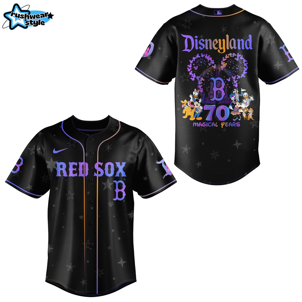 Boston Red Sox x Disneyland 70th Baseball Jersey Combo Boston Red Sox x Disneyland 70th Baseball Jersey Combo