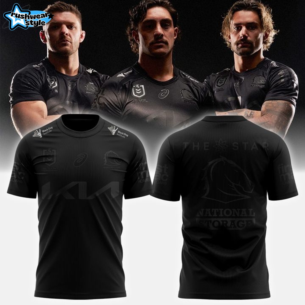 Brisbane Broncos All Black Special New Shirt Brisbane Broncos All Black Special New Shirt