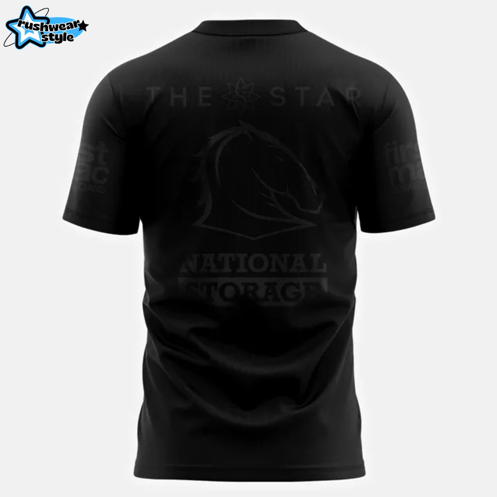 Brisbane Broncos All Black Special New Shirt Brisbane Broncos All Black Special New Shirt