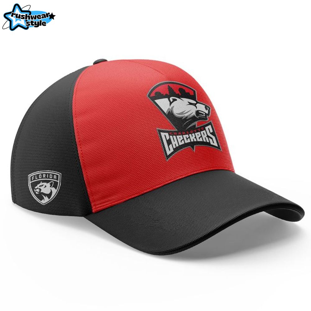 Charlotte Checkers New 2025 Special Hoodie Cap Charlotte Checkers New 2025 Special Hoodie Cap