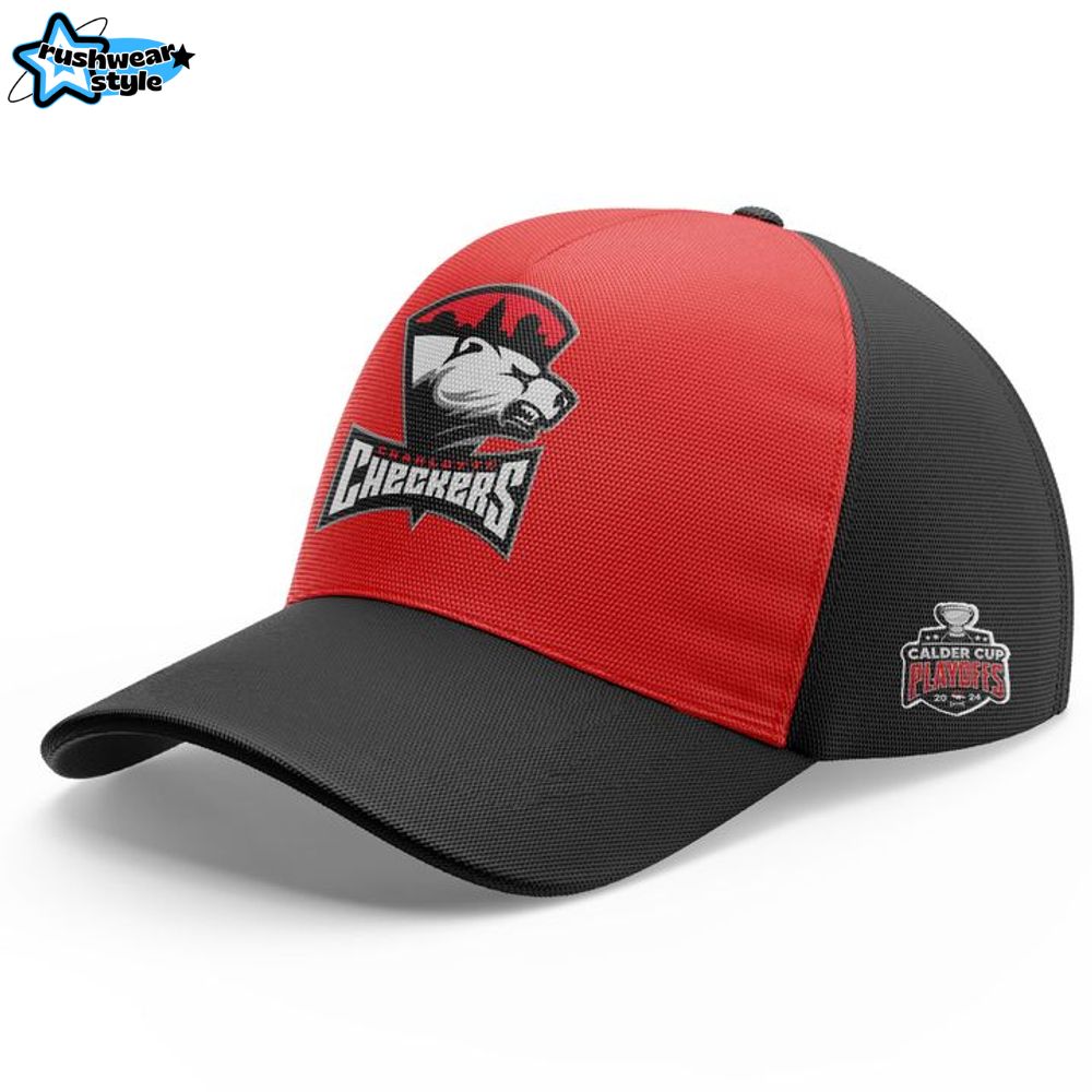 Charlotte Checkers New 2025 Special Hoodie Cap Charlotte Checkers New 2025 Special Hoodie Cap