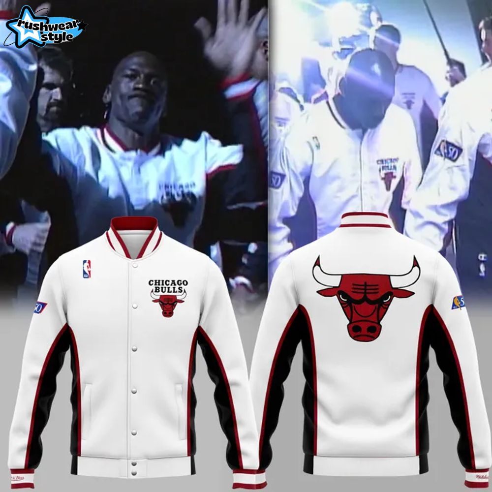 Chicago Bulls Michael Jordan Special New Baseball Jacket Chicago Bulls Michael Jordan Special New Baseball Jacket