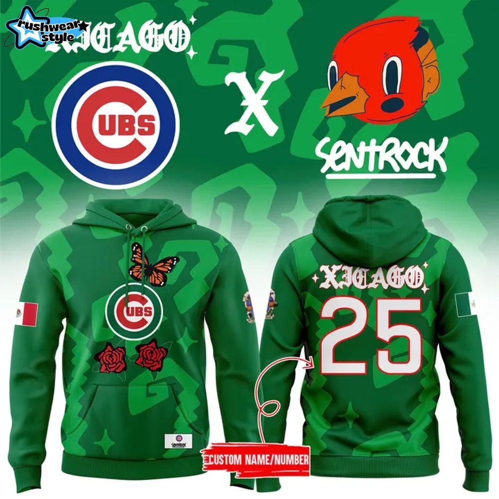 Chicago Cubs MLB x Mexican Heritage 2025 Hoodie, Cap Chicago Cubs MLB x Mexican Heritage 2025 Hoodie, Cap