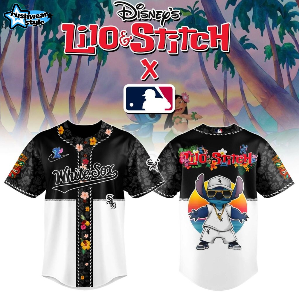 Chicago White Sox MLB x Lilo & Stitch Jersey Chicago White Sox MLB x Lilo & Stitch Jersey