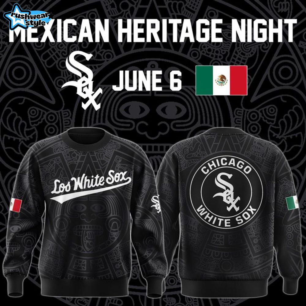 Chicago White Sox Mexican Heritage Night Special Black Sweatshirt Chicago White Sox Mexican Heritage Night Special Black Sweatshirt
