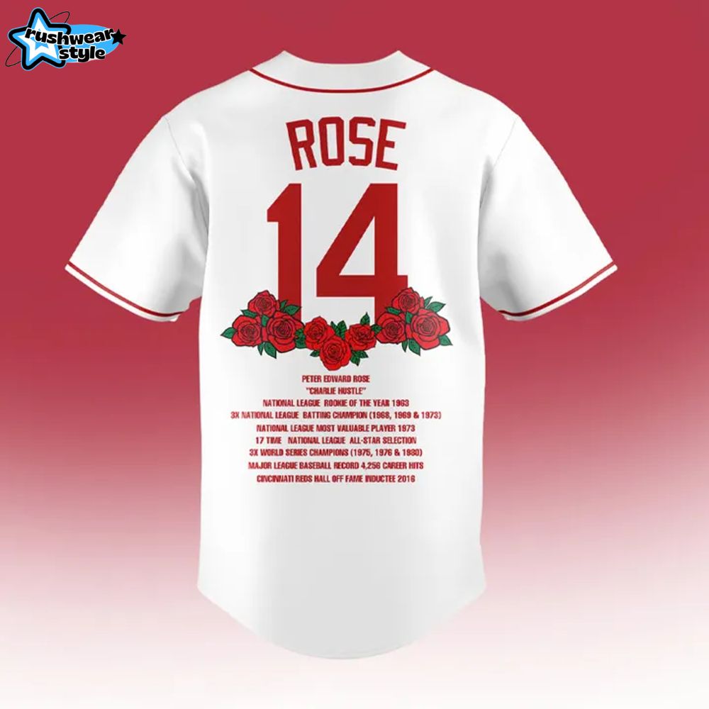 Cincinnati Reds X Pete Rose Night Baseball Jersey Cincinnati Reds X Pete Rose Night Baseball Jersey