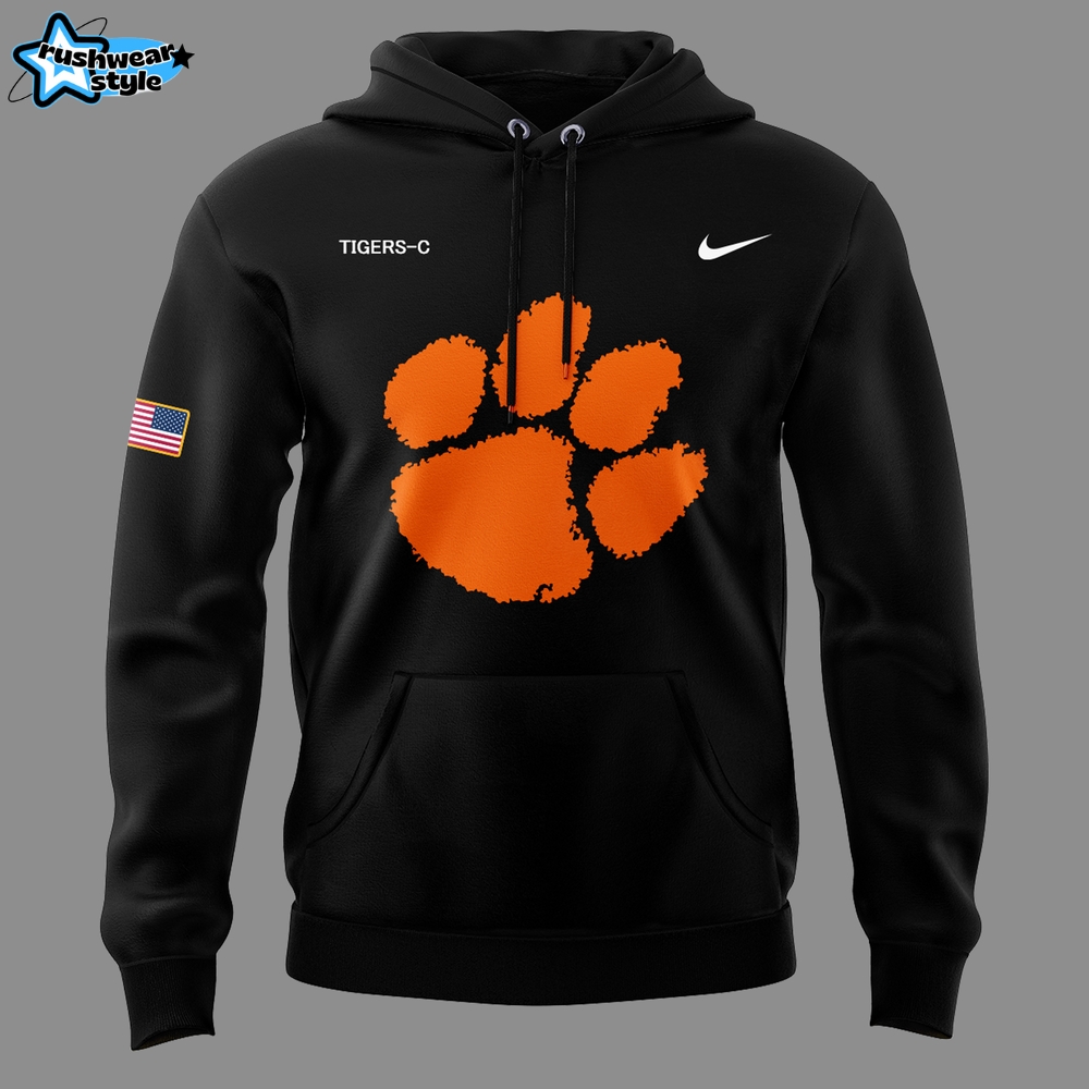 Clemson Softball Military Appreciation Black Hoodie Clemson Softball Military Appreciation Black Hoodie
